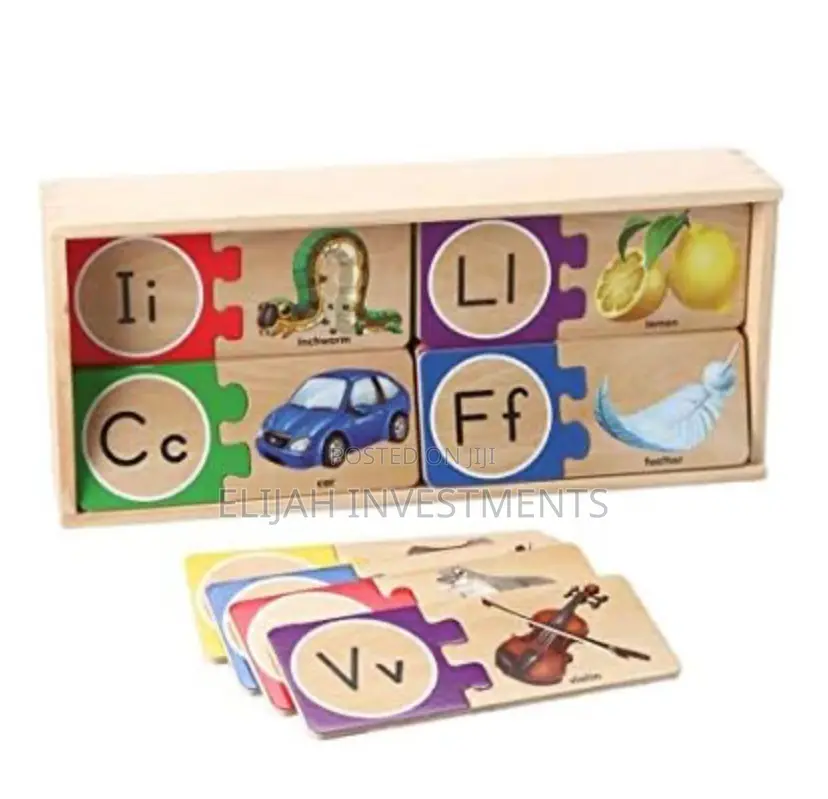 Wooden English Alphabet Kids Puzzle