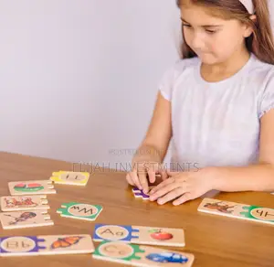 Wooden English Alphabet Kids Puzzle