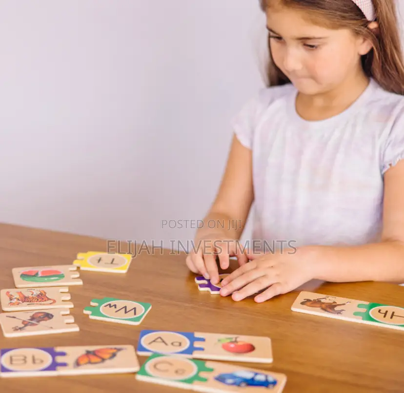 Wooden English Alphabet Kids Puzzle