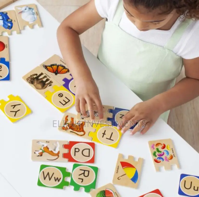 Wooden English Alphabet Kids Puzzle