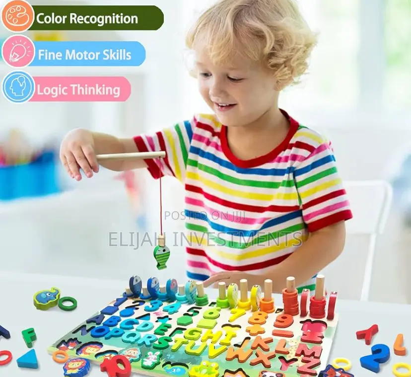 7-in-1 Wooden Montessori Puzzle Toy