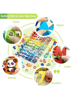 7-in-1 Wooden Montessori Puzzle Toy