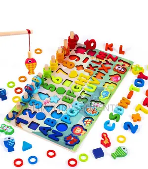 Photo - 7-in-1 Wooden Montessori Puzzle Toy