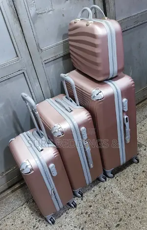 4 PCS Plastic Suitcases