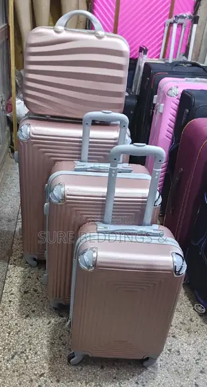 4 PCS Plastic Suitcases