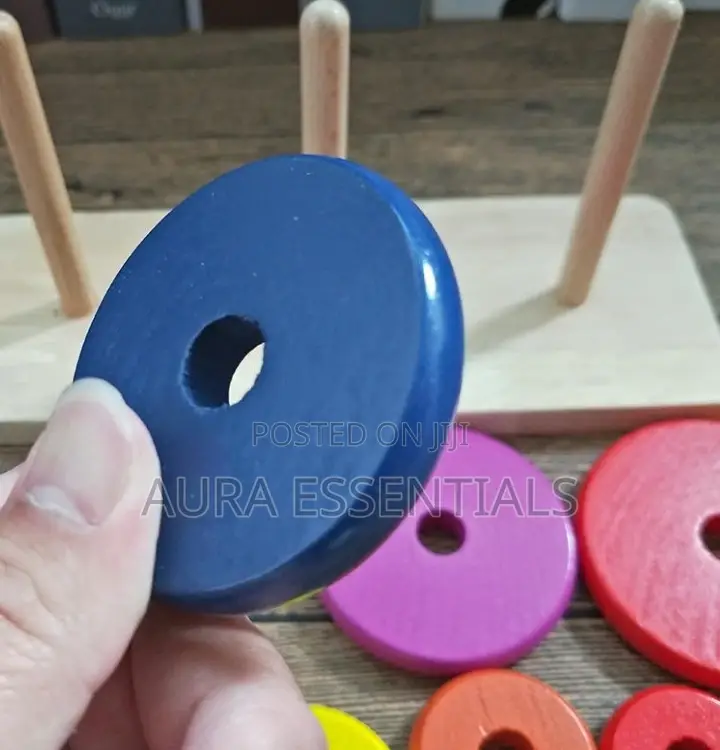 Baby IQ Wooden Stacking Tower