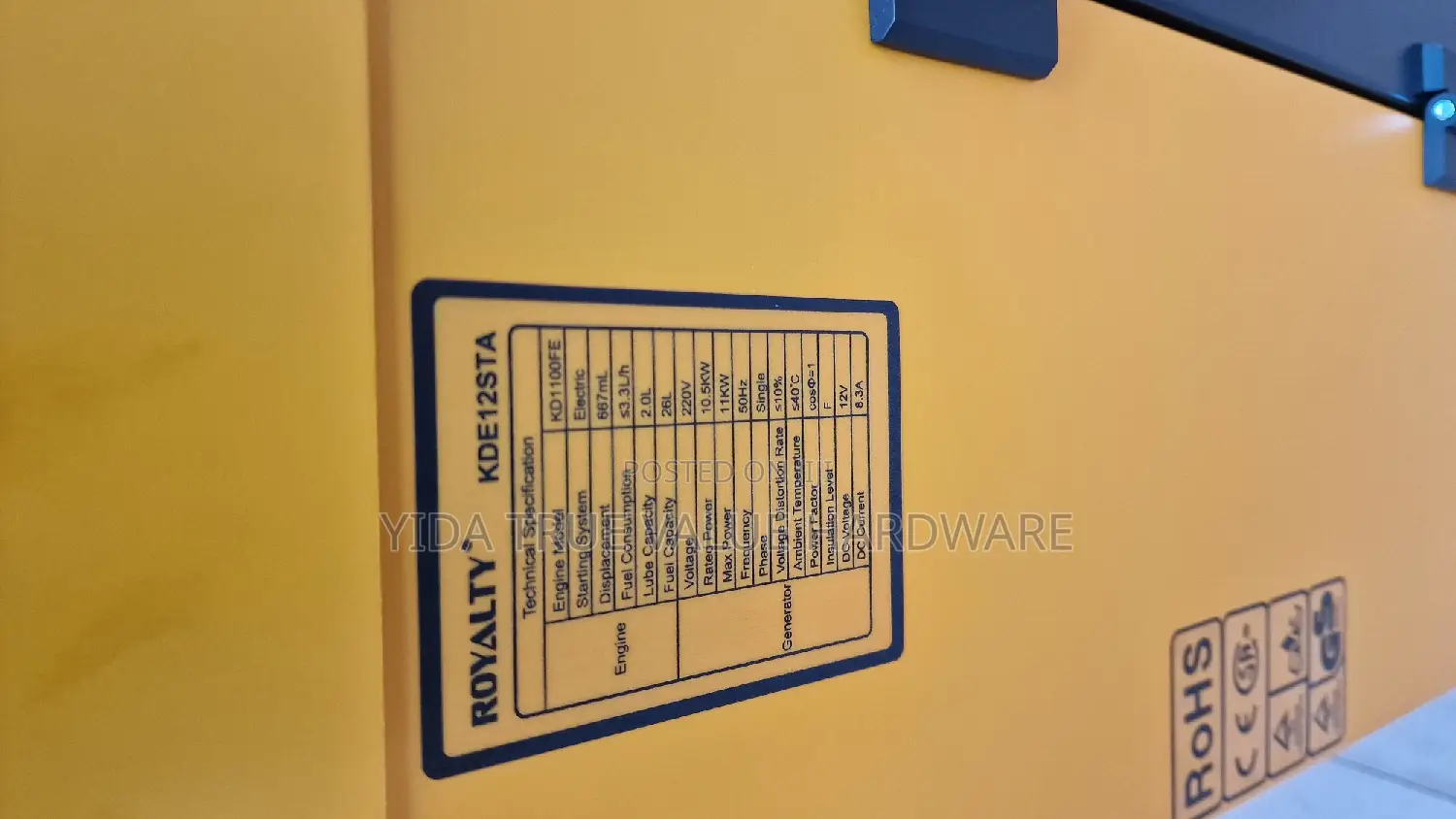 Generator 11 Kva Royalty Japan KDE12STA