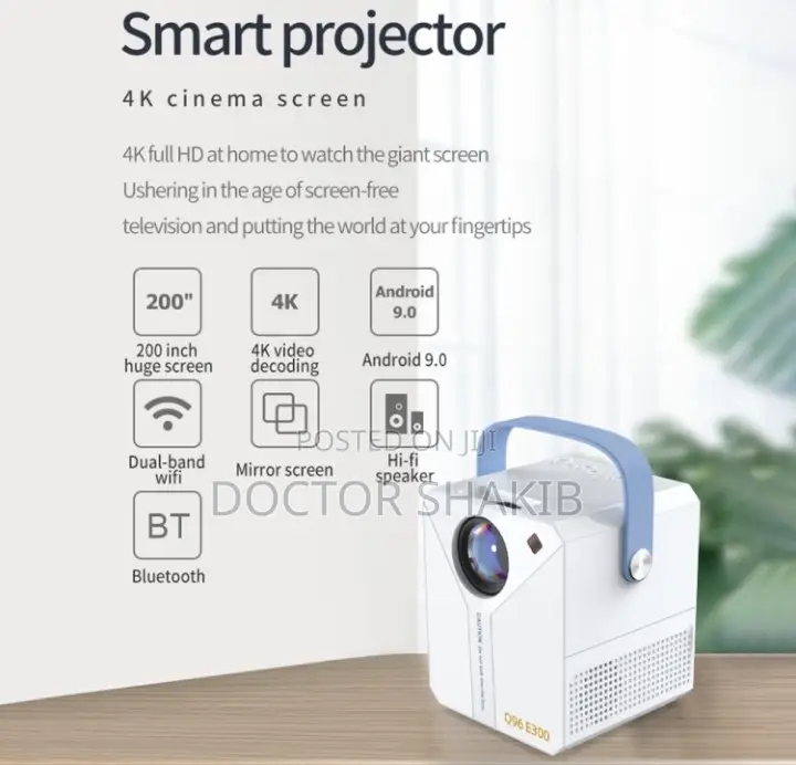 New Intelligent Smart Belly Portable Smart Mini Projector