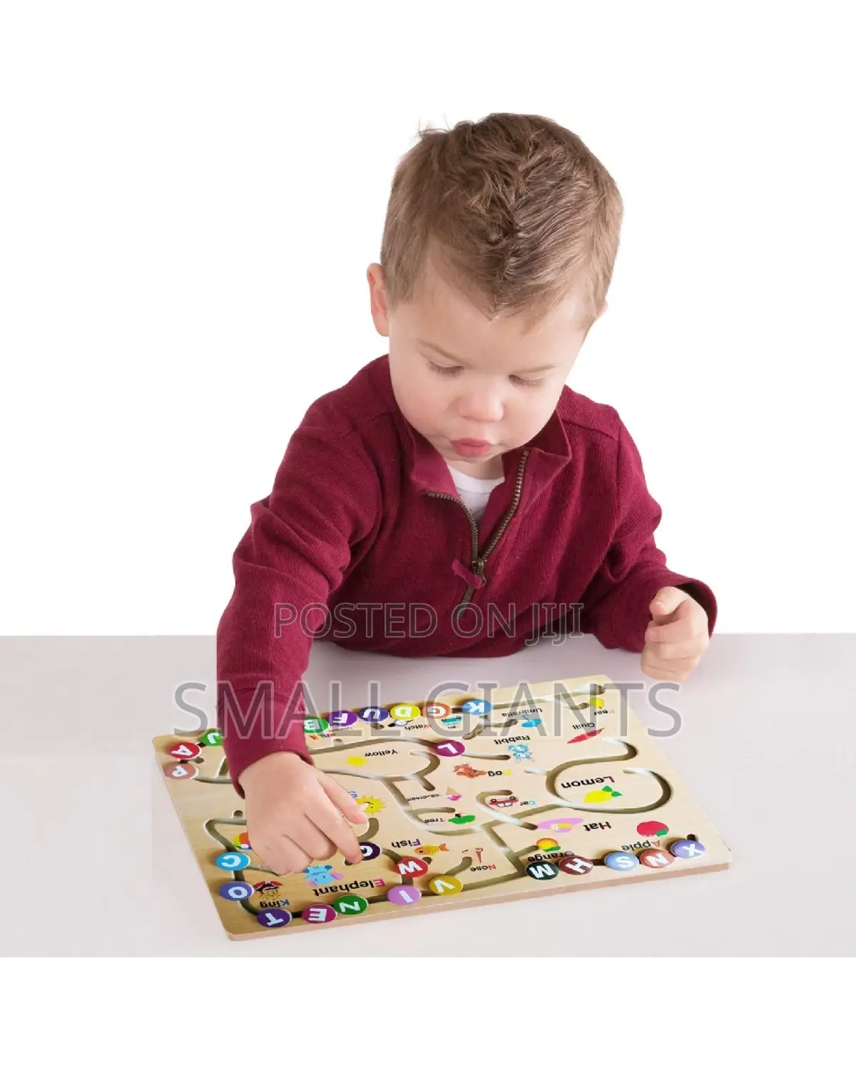 ABC Kids Alphabet Wooden Maze Puzzle Game