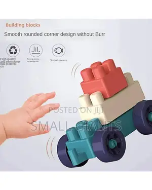 Children Assembling Building Blocks