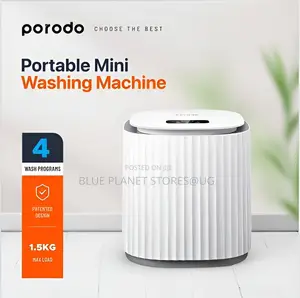 PORODO 1.5kgs/10litres Mini Washing Machines \\ PD-MWSHM-WH