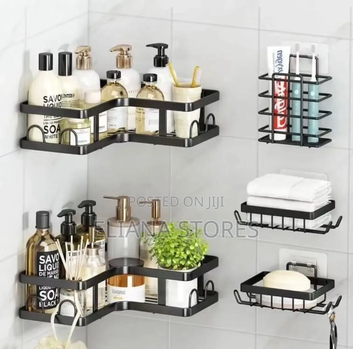 Simple Executive Corner Bathroom Organizer