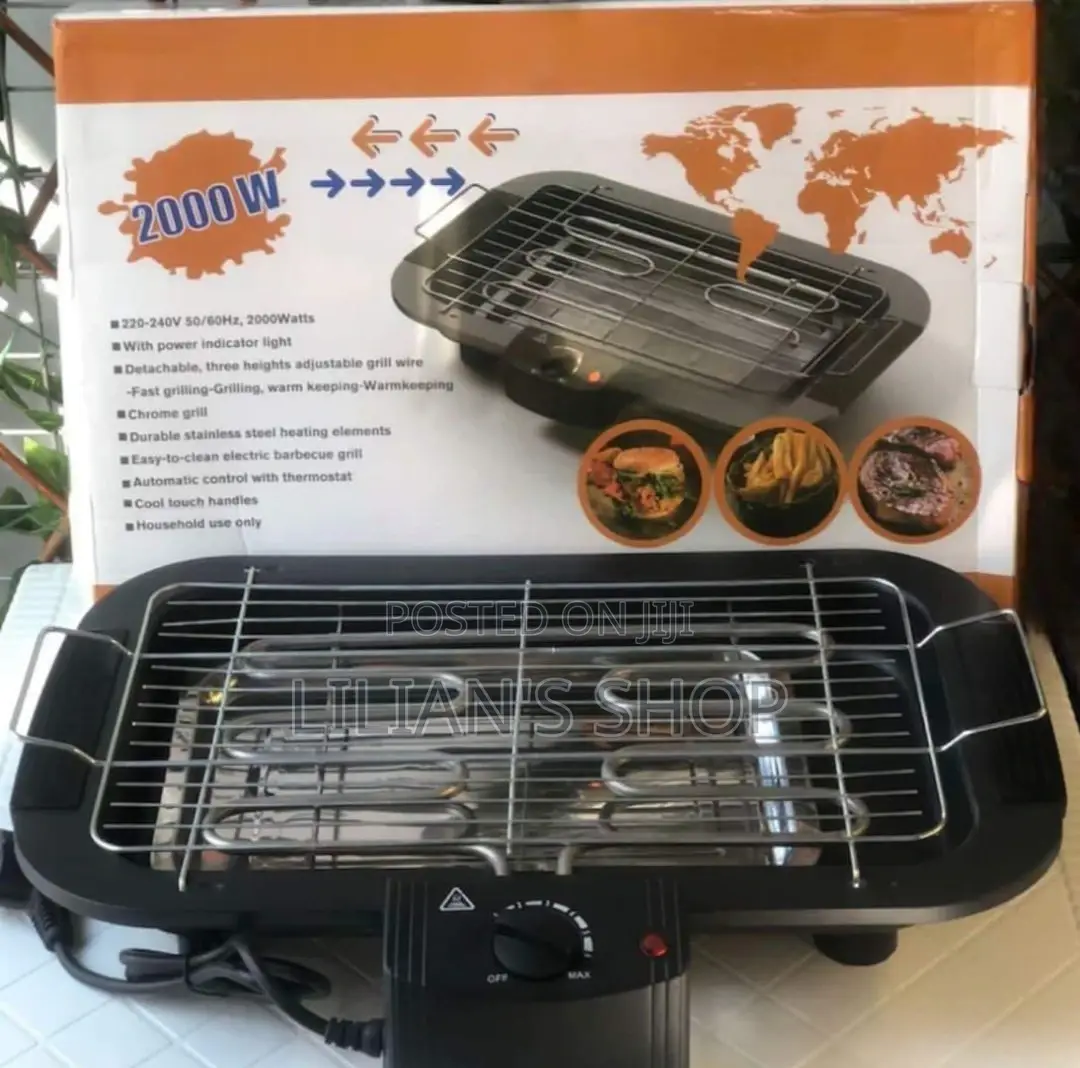 Smokeless Non Sticky Electric Grill Machine