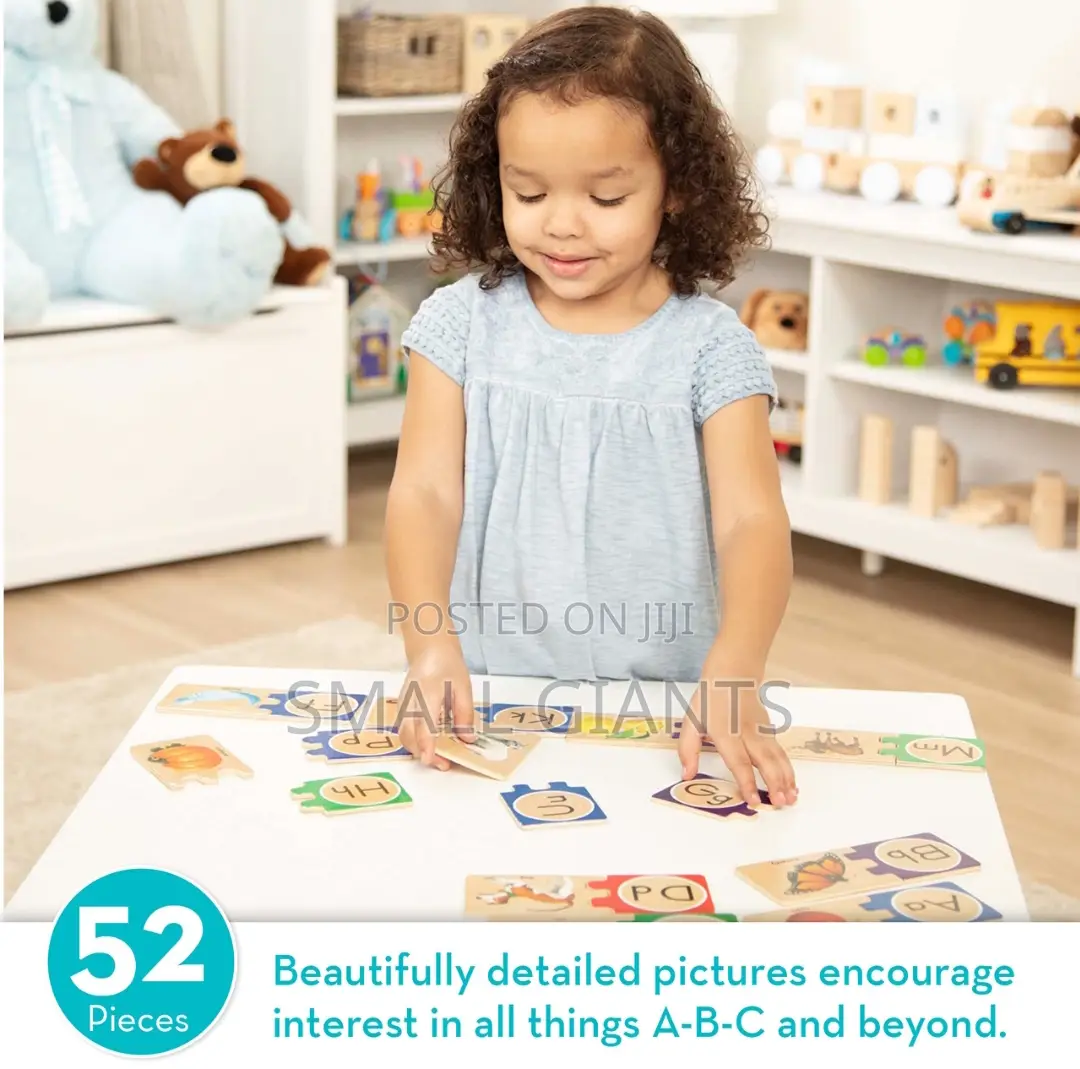 Wooden English Self-Correcting Alphabet Kids Puzzle
