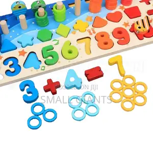 Kids Montessori Educational Wooden Math Toys for Children