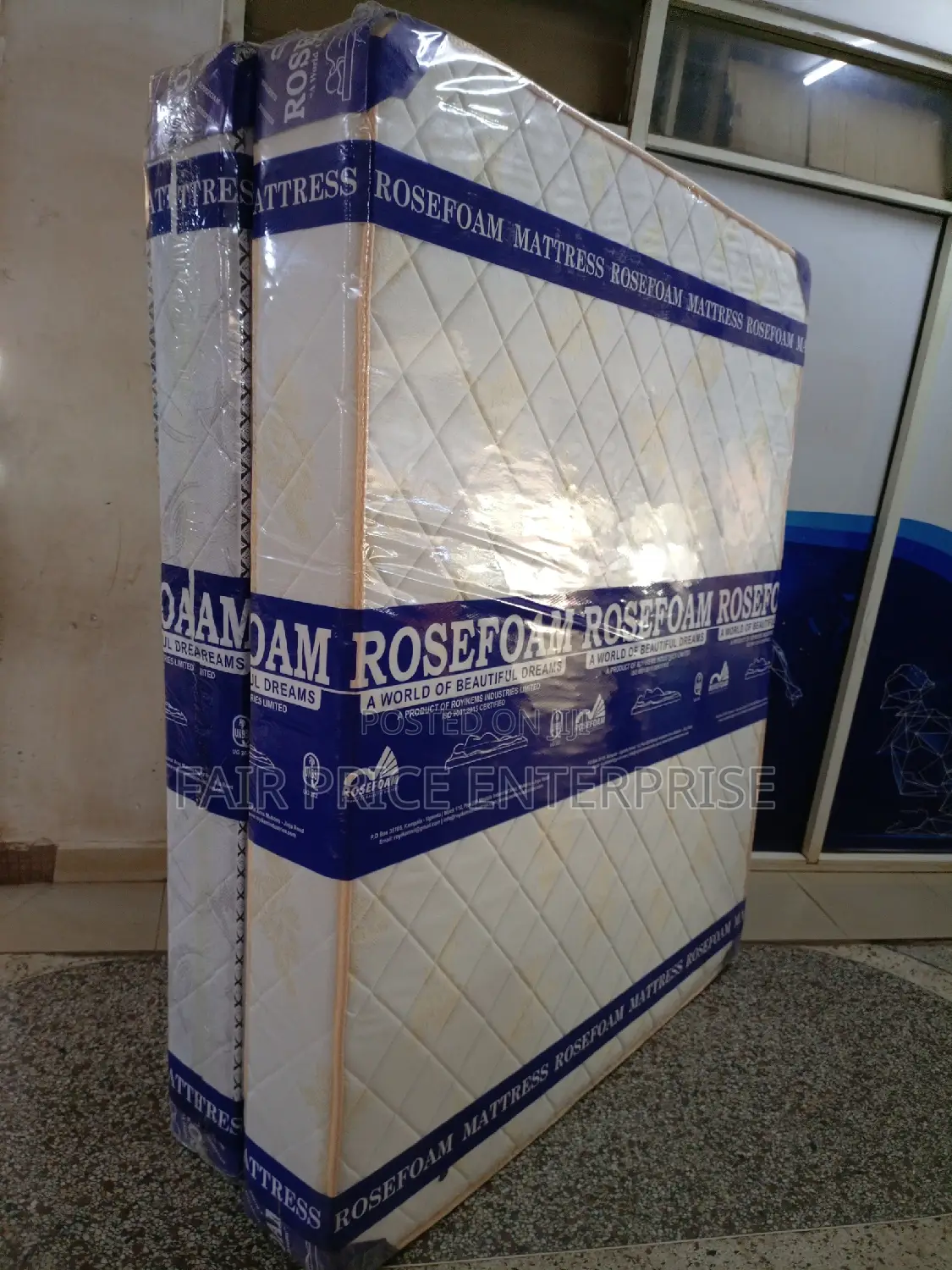 Rosefoam Mattress High Density Smart 4*6 By6 Inches