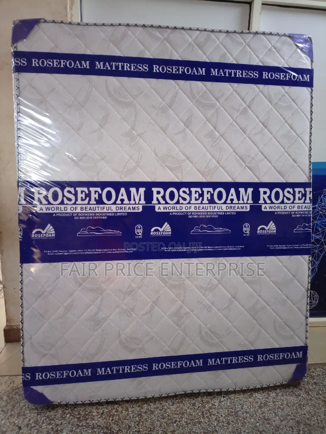 Rosefoam Mattress High Density Smart 4*6 By6 Inches