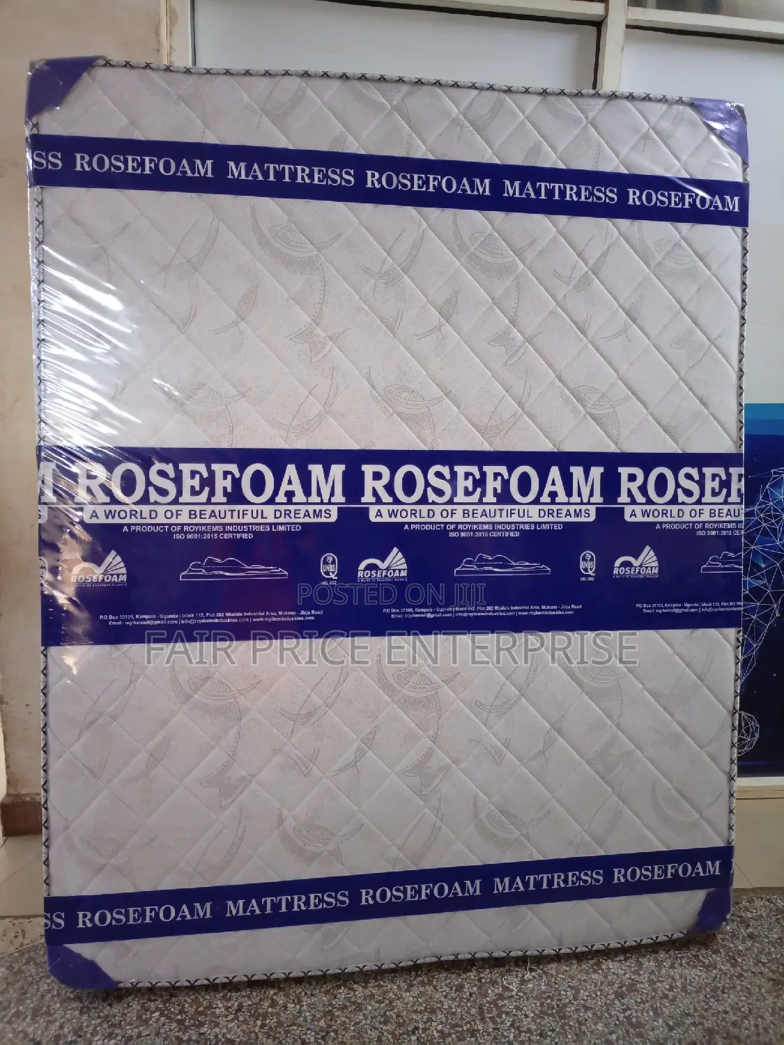 Rosefoam Mattress High Density Smart 5*6 By8 Inches