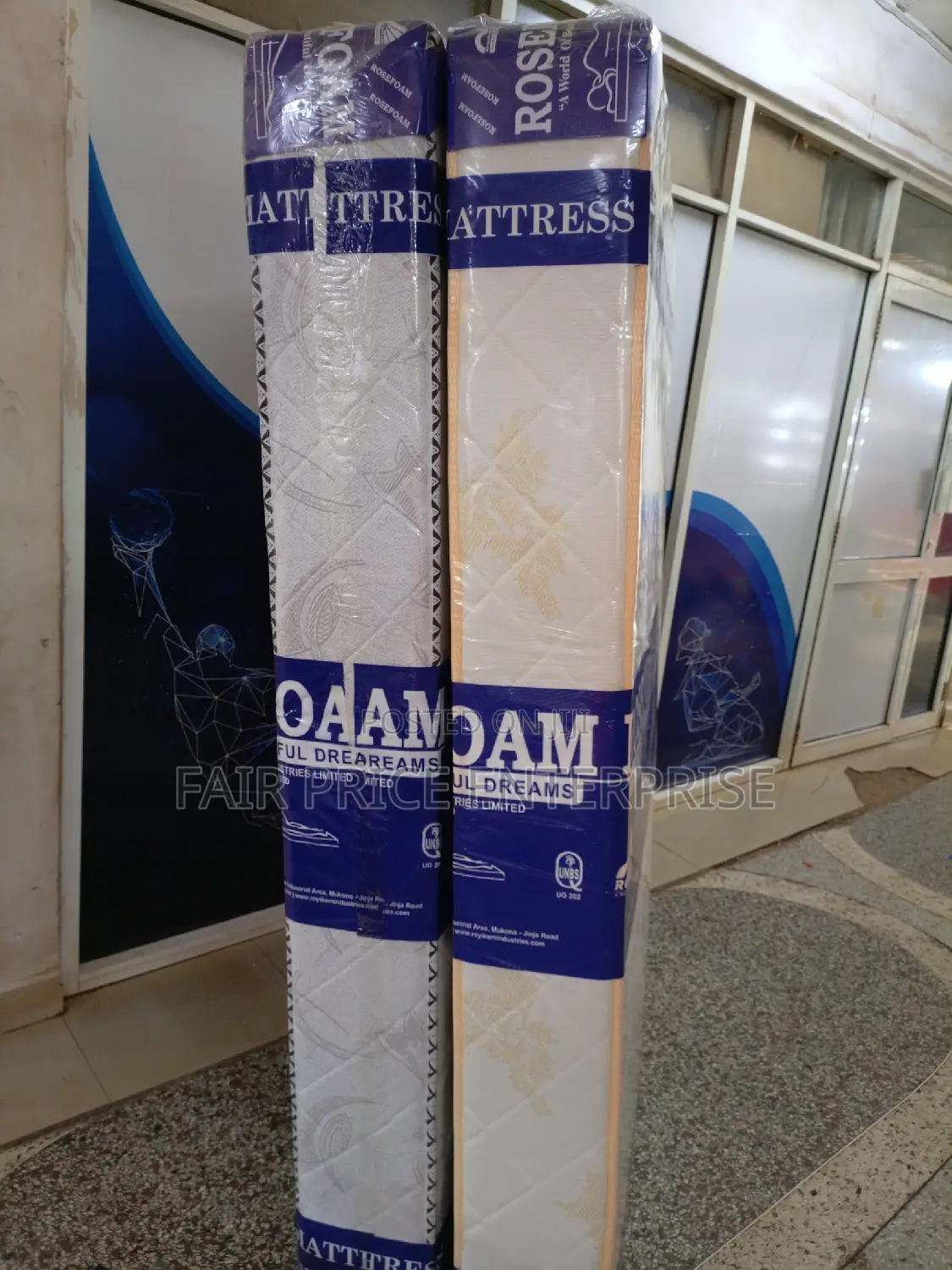 Rosefoam Mattress High Density Smart 5*6 By8 Inches