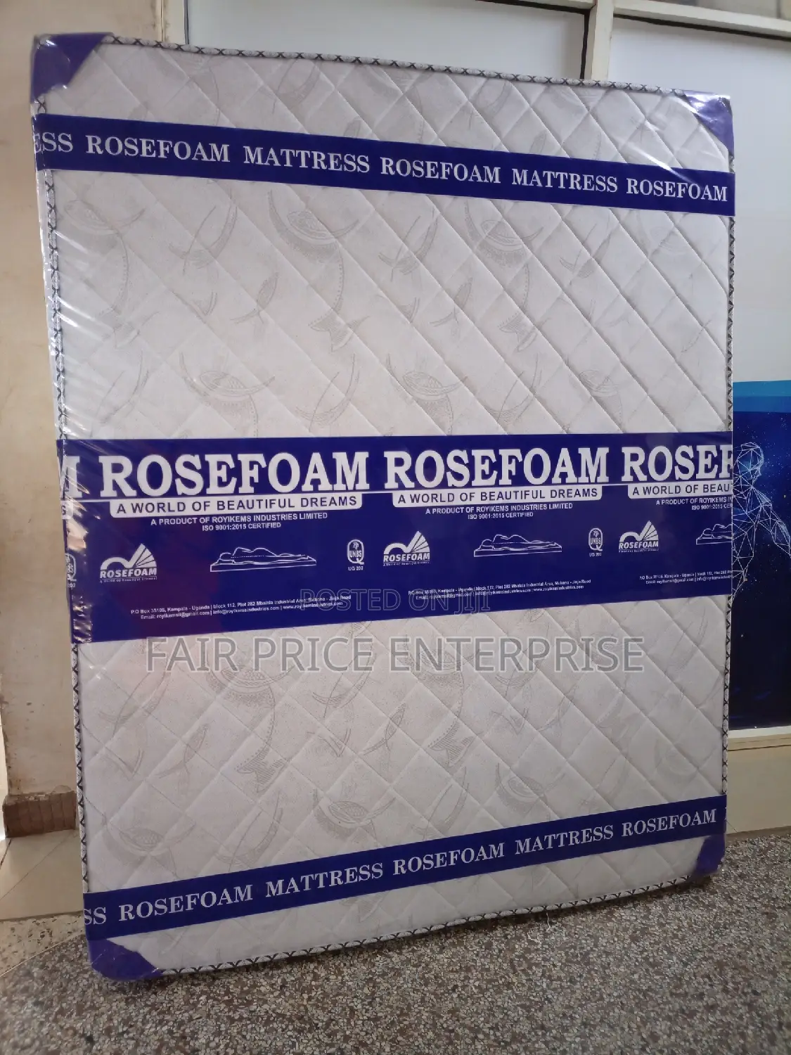 Rosefoam Mattress High Density Smart 5*6 By8 Inches