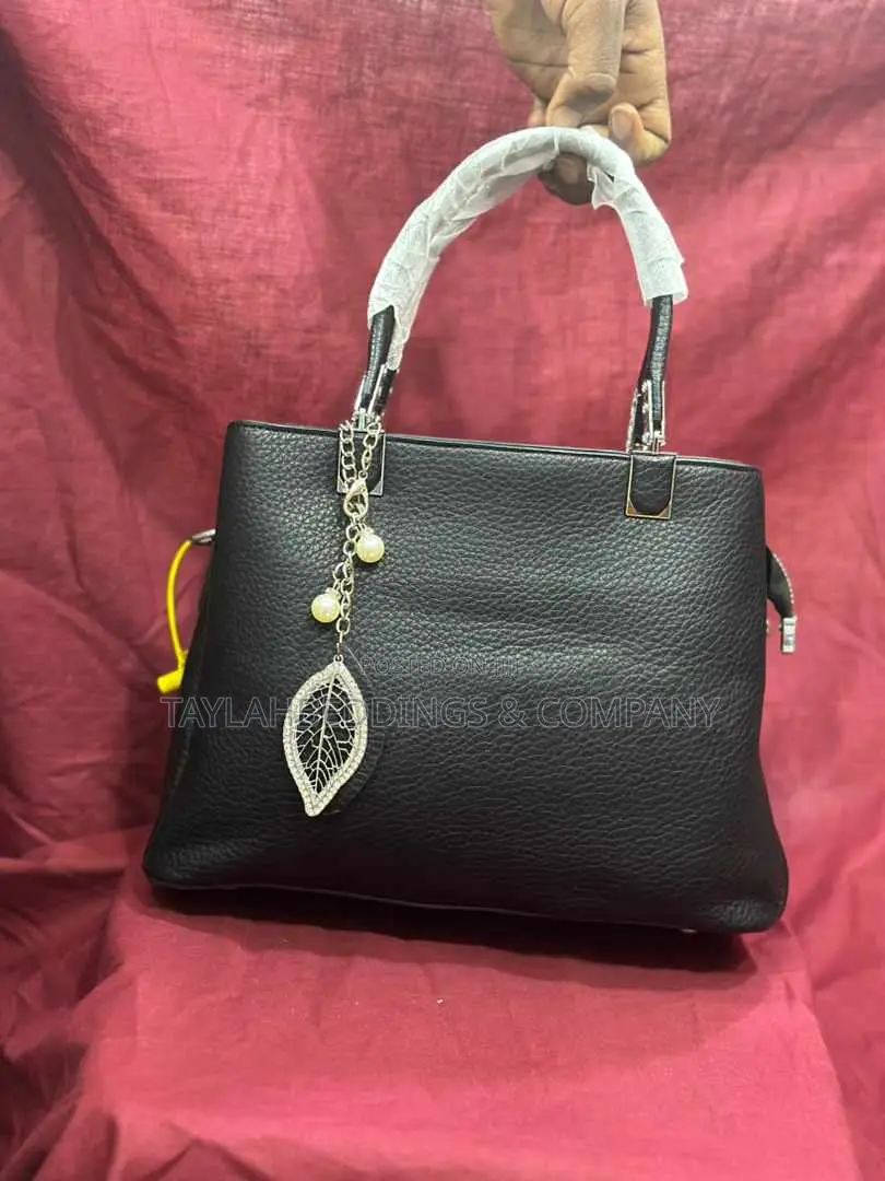 Fashion Pure Leather Bags - Crimson, Black