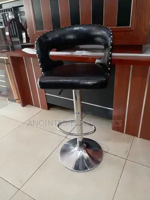 Counter Chairs Black Adjustable