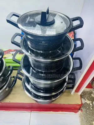 5pc Quality Non-Stick Serving Cookware Dishes