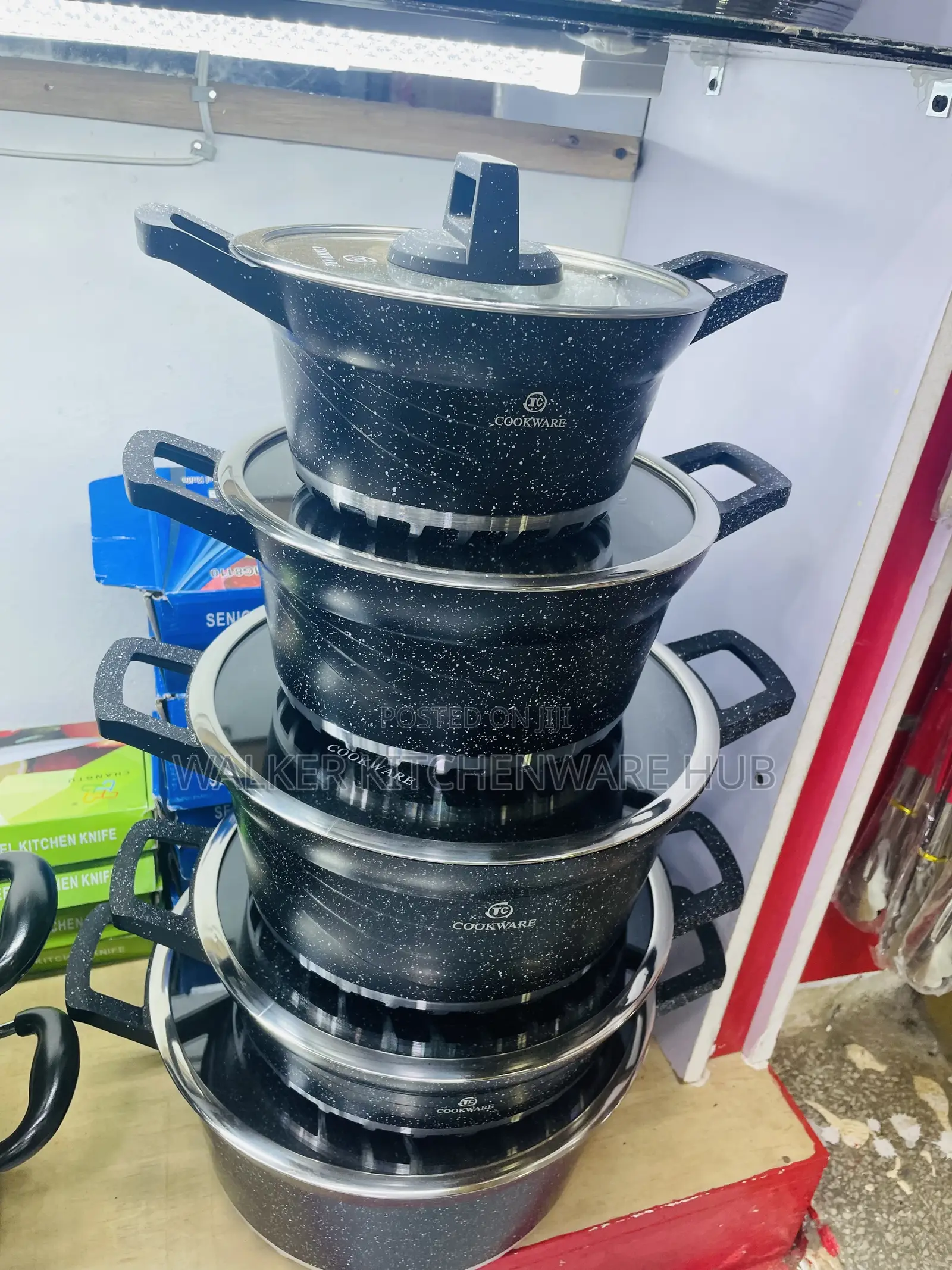 5pc Quality Non-Stick Serving Cookware Dishes
