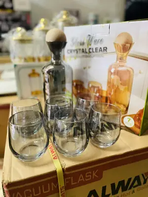 7pc Crystal Clear Glass Wear