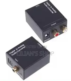 Digital to Analog Audio Converter Optical Fiber