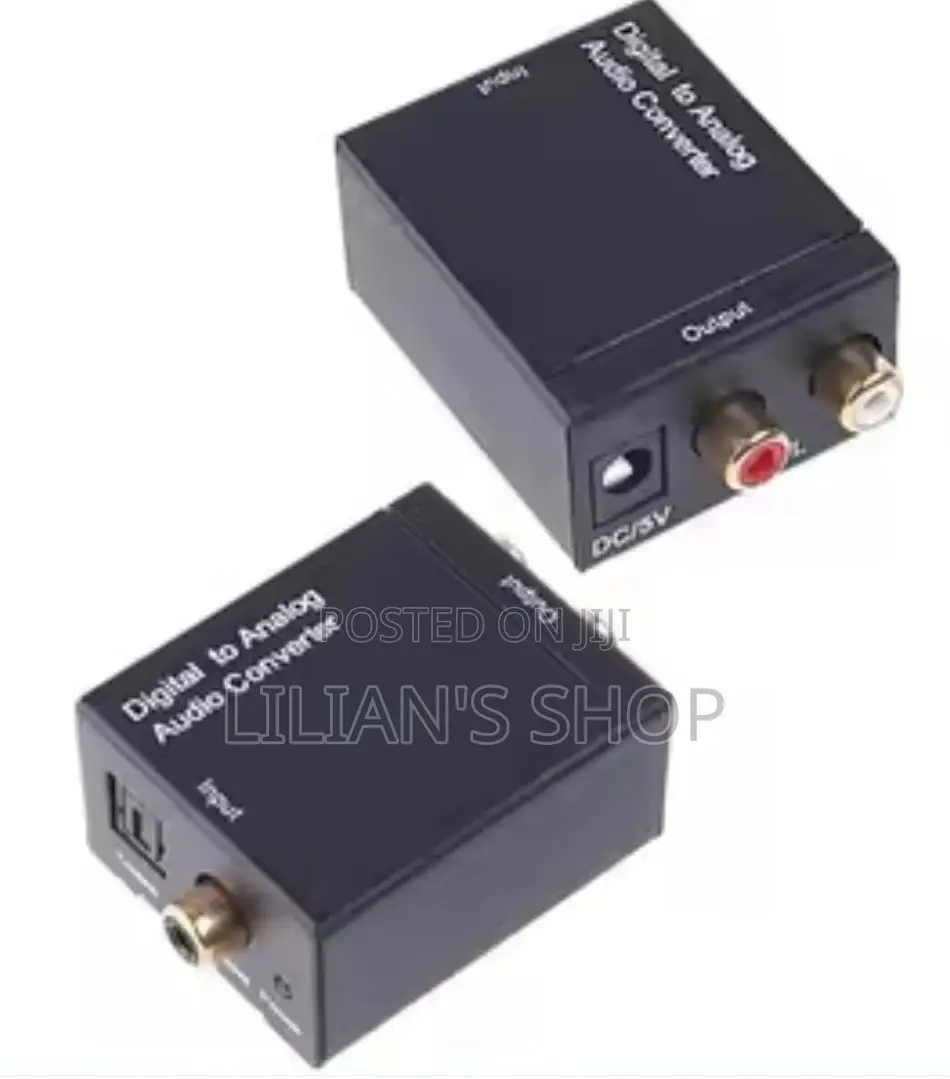 Digital to Analog Audio Converter Optical Fiber