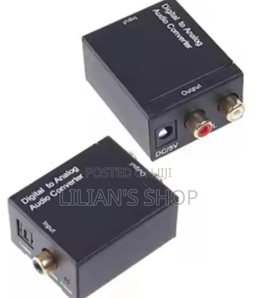 Digital to Analog Audio Converter Optical Fiber
