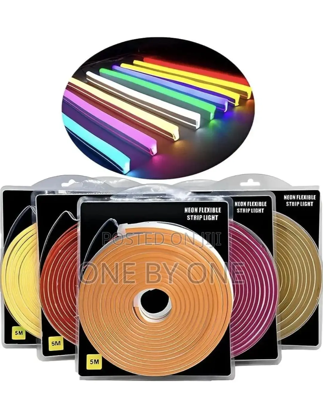 5M Flexible Neon Light LED Light Strip Comes With Adapter