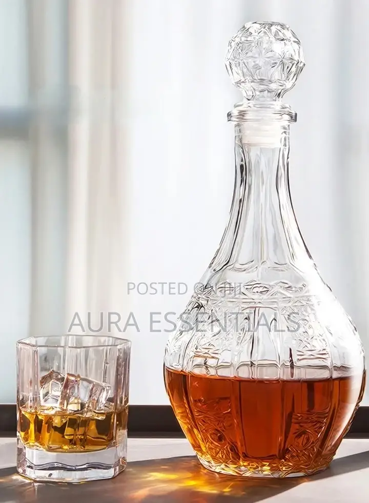 Whisky Red Wine Crystal Glass Bottle Decanter