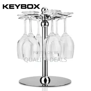 6 Wine Glasses Counter Top Upside Down Holder