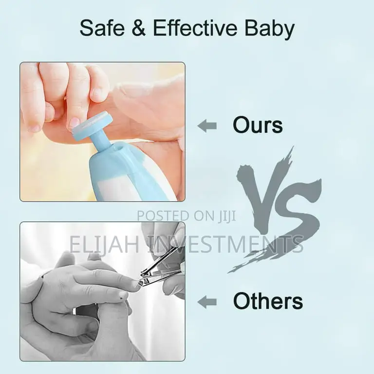1pc Anti-Scratch Multifunctional Baby Electric Nail Care