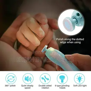 1pc Anti-Scratch Multifunctional Baby Electric Nail Care