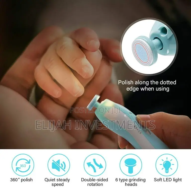 1pc Anti-Scratch Multifunctional Baby Electric Nail Care