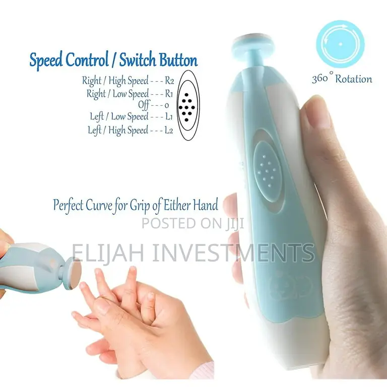 1pc Anti-Scratch Multifunctional Baby Electric Nail Care