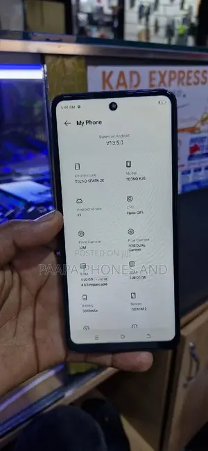 Tecno Spark 20 128 GB Black