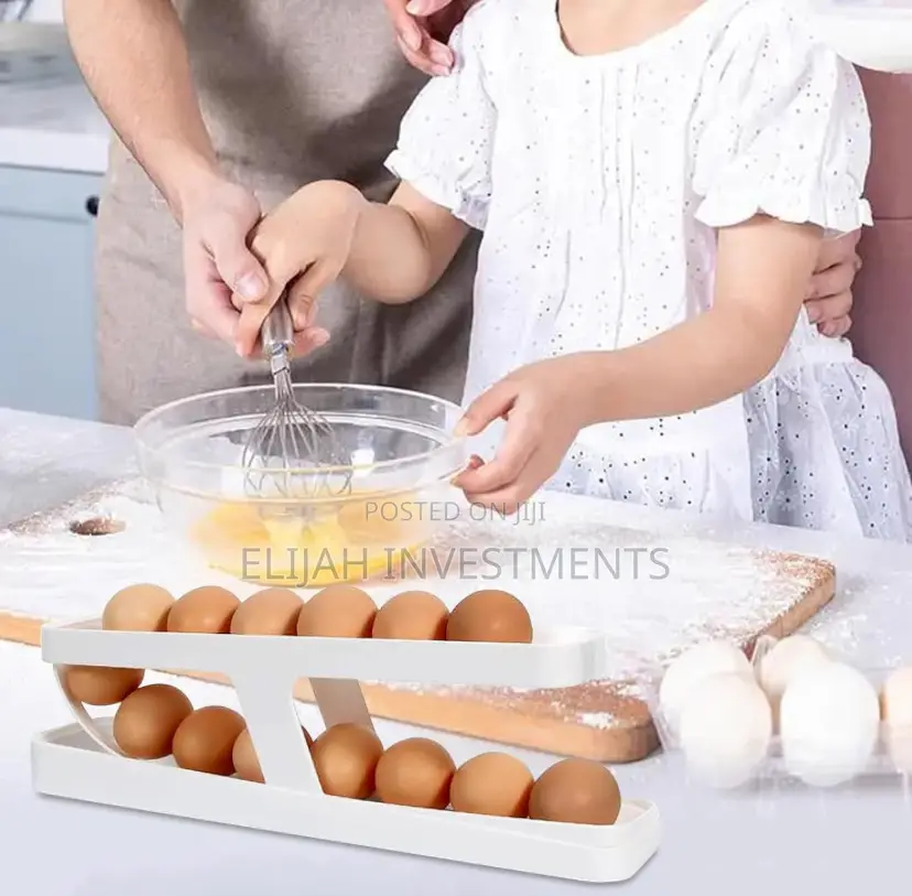 Automatic Rolling Egg Holder / Container