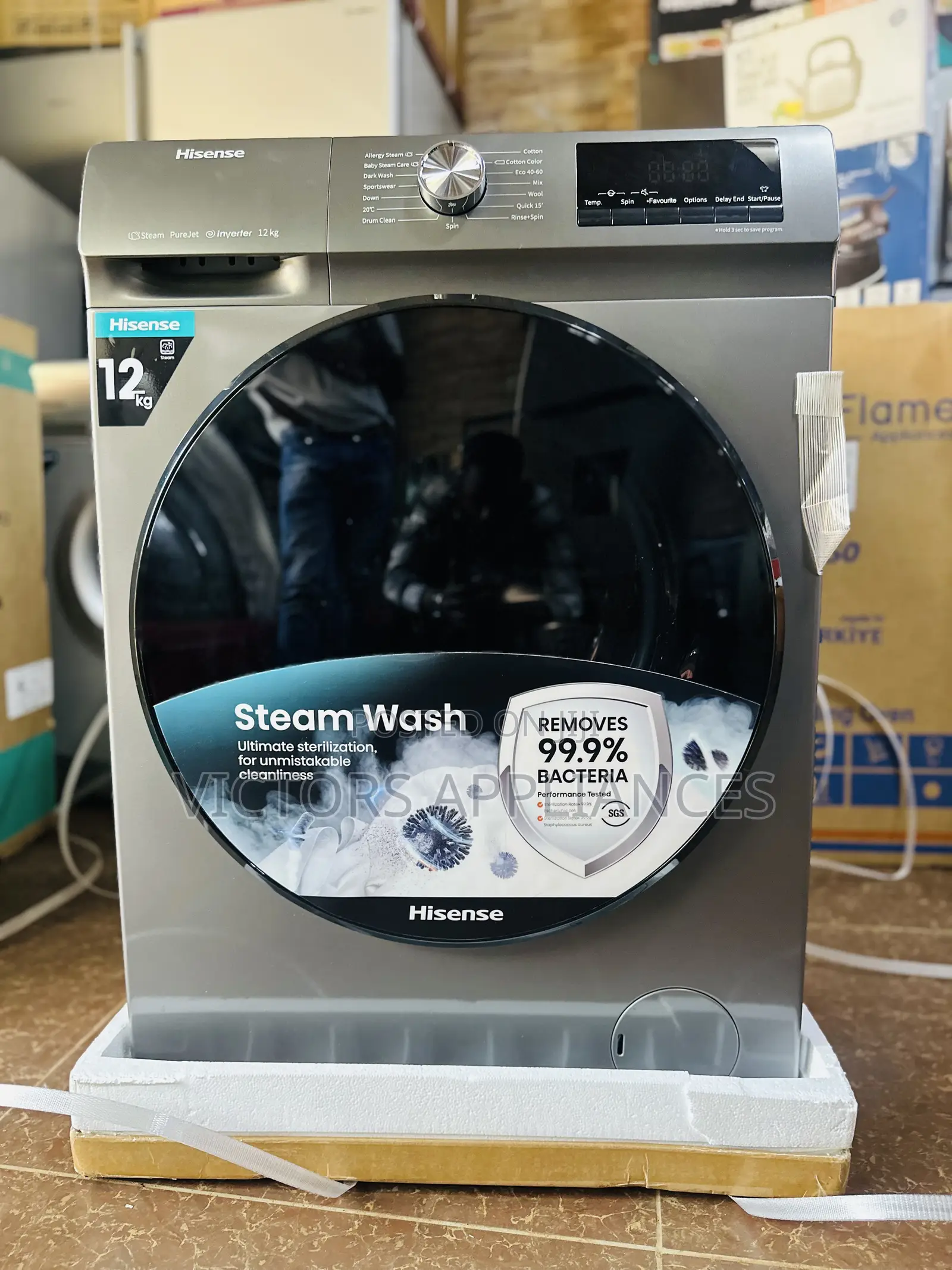 Hisense 12 Kilogram Frontloader Washing Machine