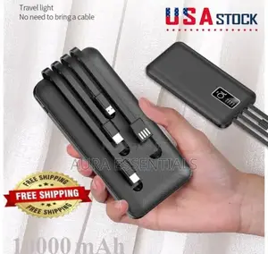 Portable Fast Charging True 10000mah Power Bank
