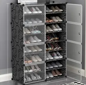 8 Door Plastic Shoe Rack