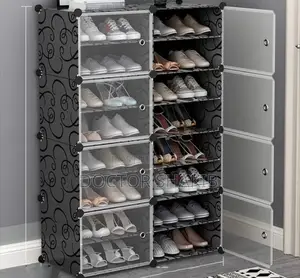 8 Door Plastic Shoe Rack