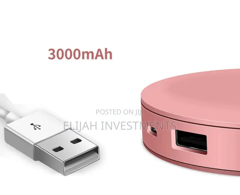 Portable Mini LED Light Tri-Fold Folding Power Bank