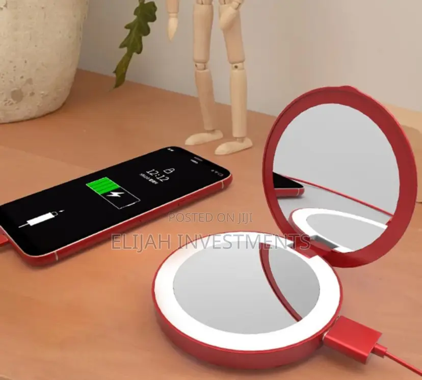 Portable Mini LED Light Tri-Fold Folding Power Bank