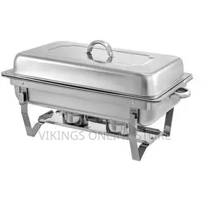 Quality Chaffing Dish Food Warmer With 3 Food Pans-silver