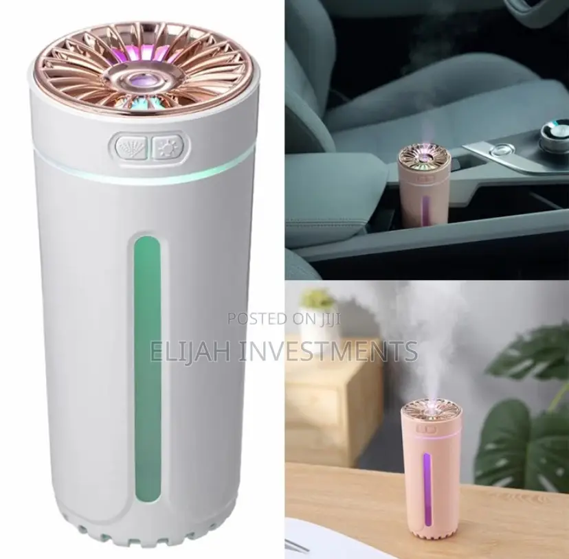 Wireless Car Air Humidifier Timing Auto-Off USB Diffuser