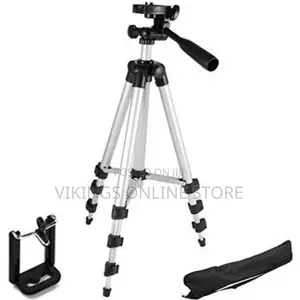 Portable Lightweight Camera Stand With Phone Clip
